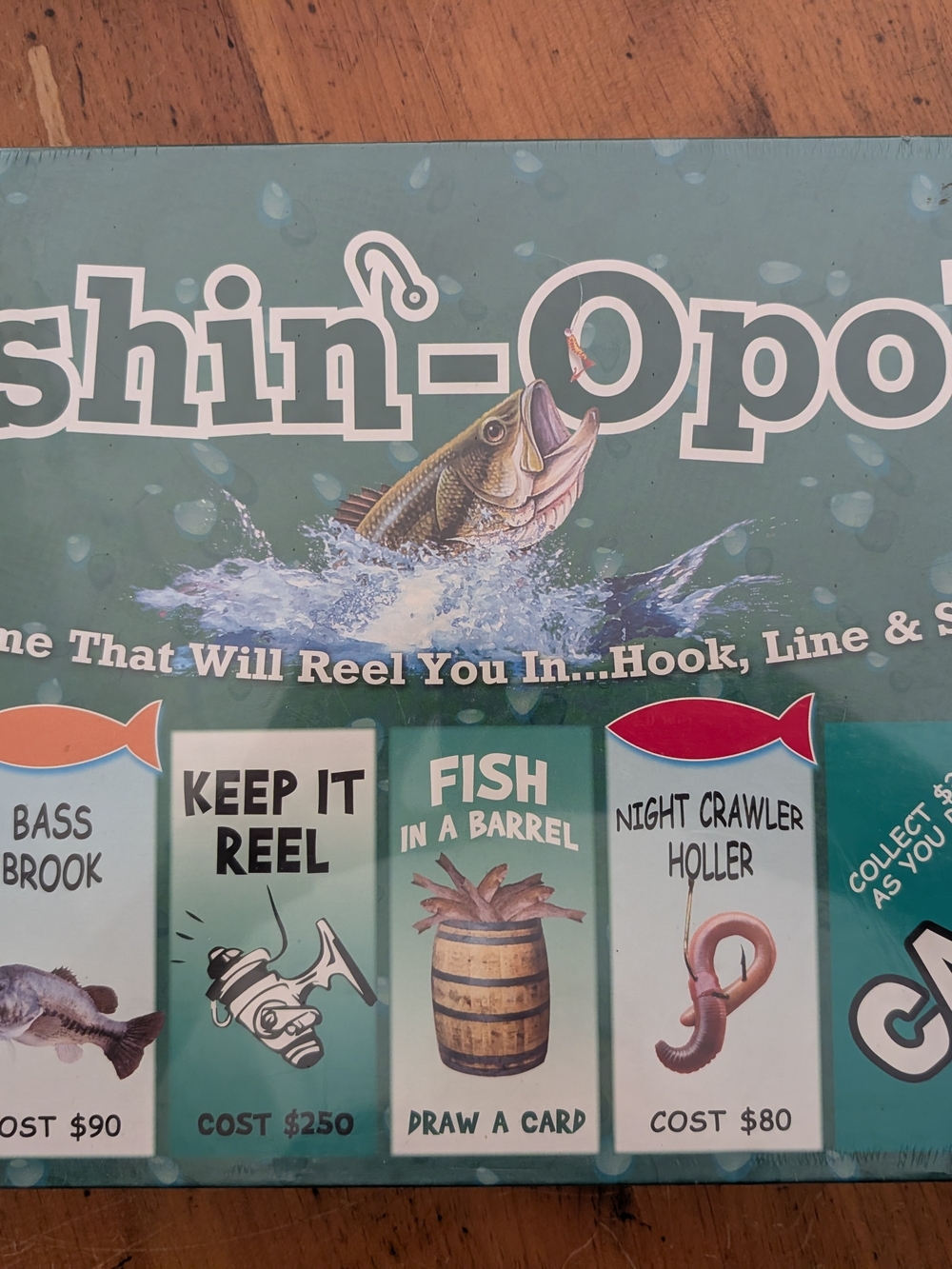Fishin-opoy Game Board New Unopened